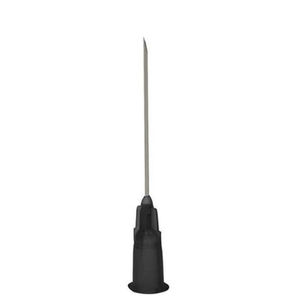 Agulha Descartavel 30x7 ( 22G1 1/4" ) 1un Preto Injex
