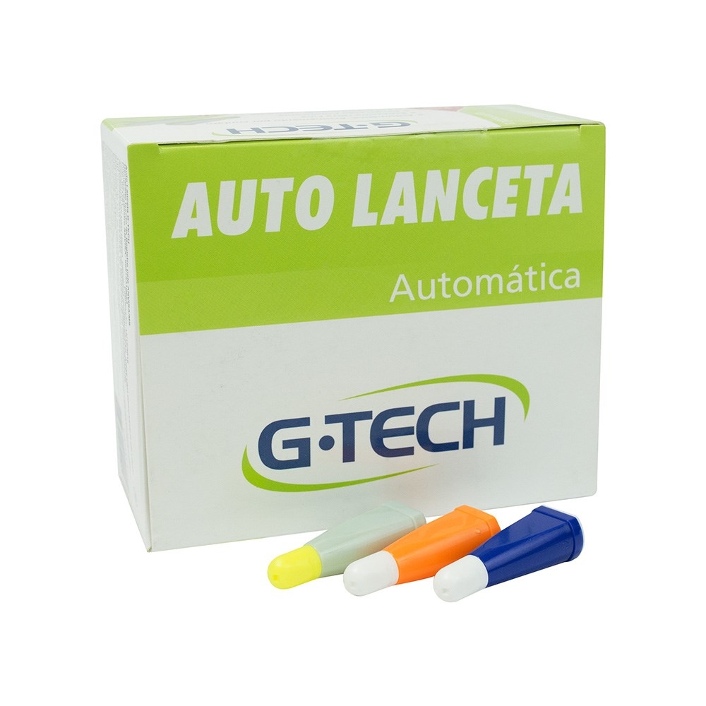 Auto Lanceta G-TECH 23G com 100un