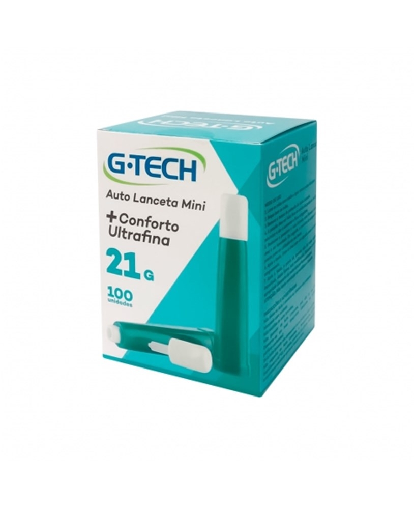 Auto Lanceta G-Tech Mini 21G c/100 un