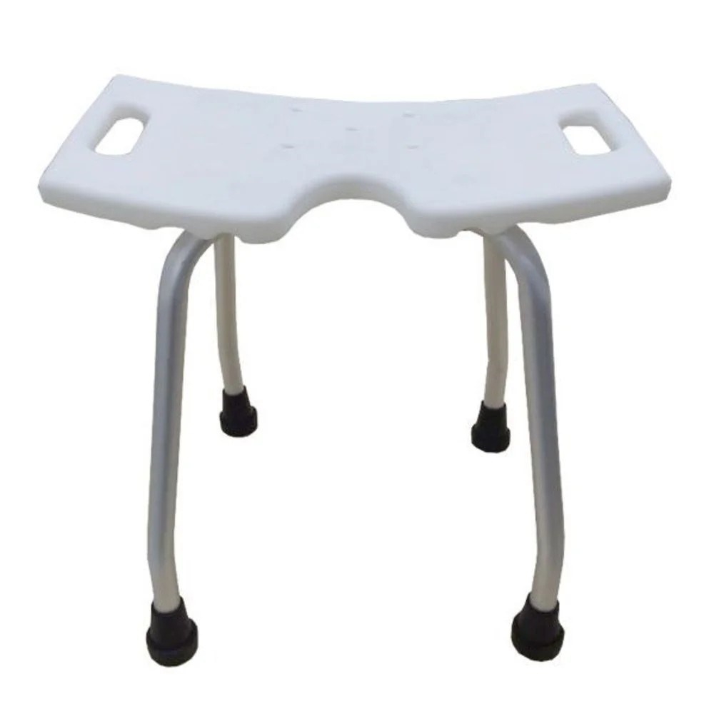 Banco de Banho sem Encosto Branco Alo BANBR