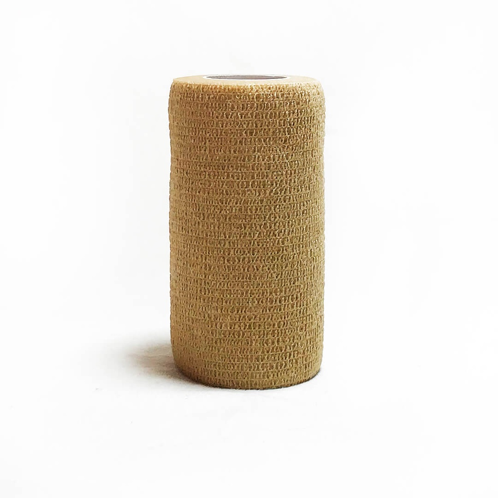 Bandagem Elastica Auto-Aderente Aktive Cohesive Tape 10 CM Beige