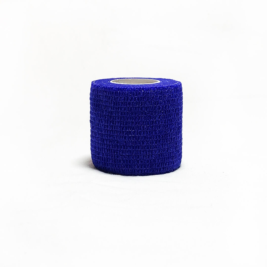 Bandagem Elastica Auto-Aderente Aktive Cohesive Tape 5 CM Azul