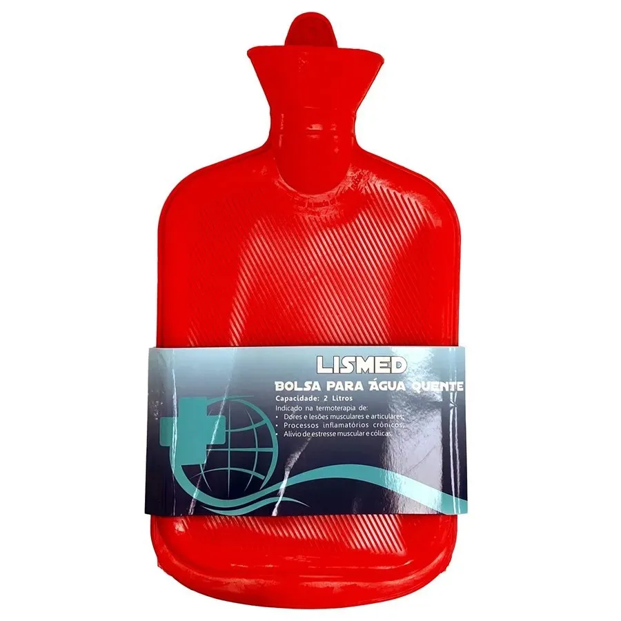 [7898715330139] Bolsa Agua Quente Vermelha 2L Lismed