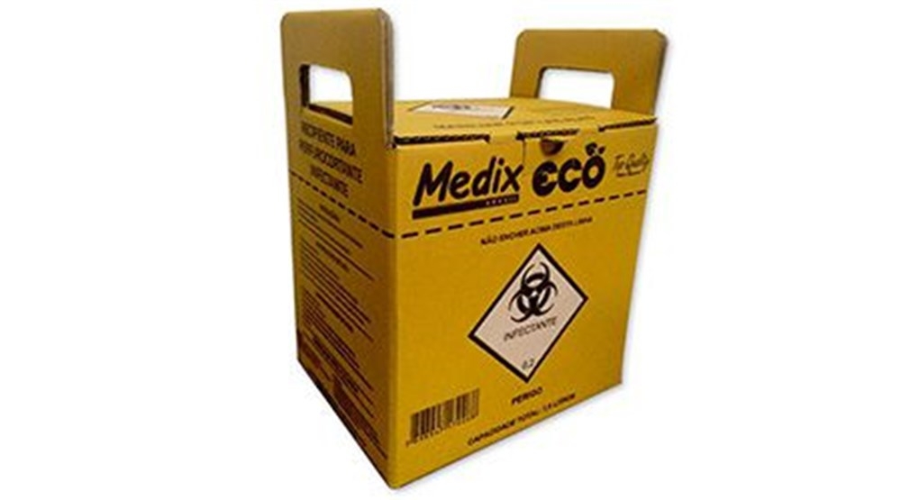 [7898947170268] Caixa Coletora Residuos Perfurocortantes 7L Medix