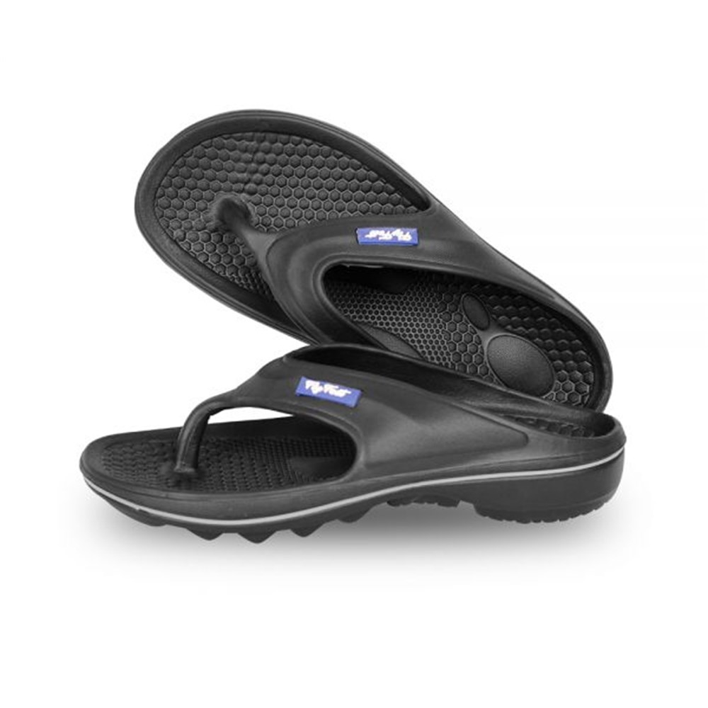 Chinelo Ortopedico Fly Feet c/ Arco e Piloto Total Support Preto 39 Ortho Pahuer AC355