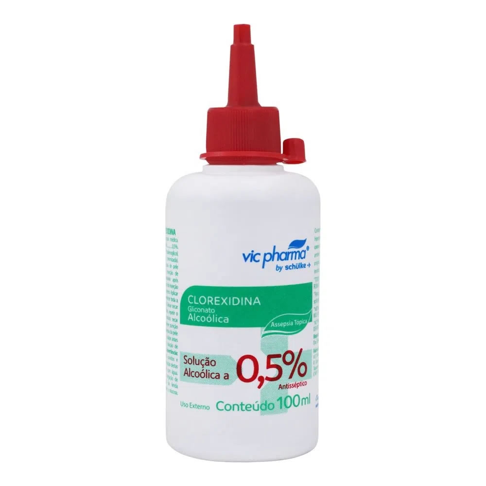 [7897877705847] Clorexidina Alcoolica 0,5% 100mL (Azul) Vic Pharma