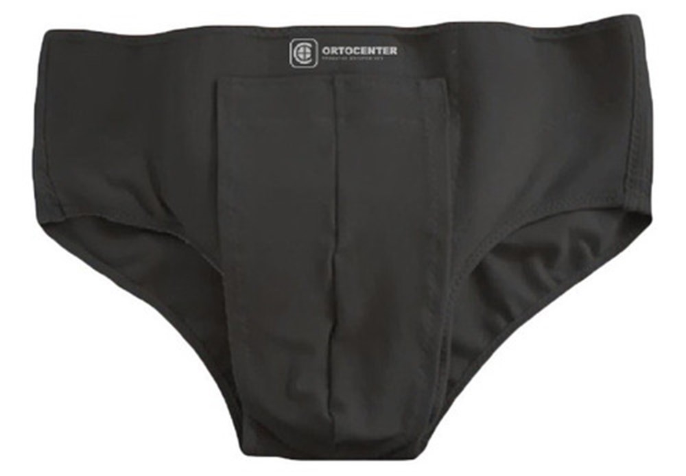 Cueca Para Hernia Inguinal Esq M - Preta - Ortocenter