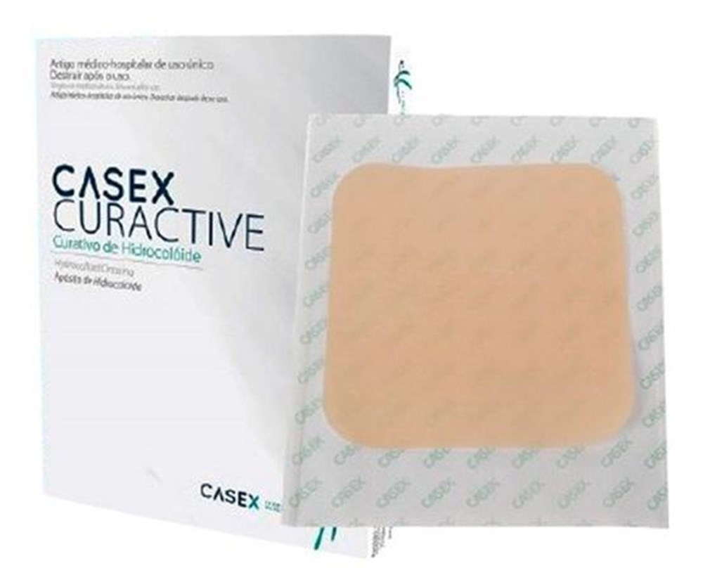 Curativo Hidrocoloide Regular 10x10cm 1un Curactive Casex