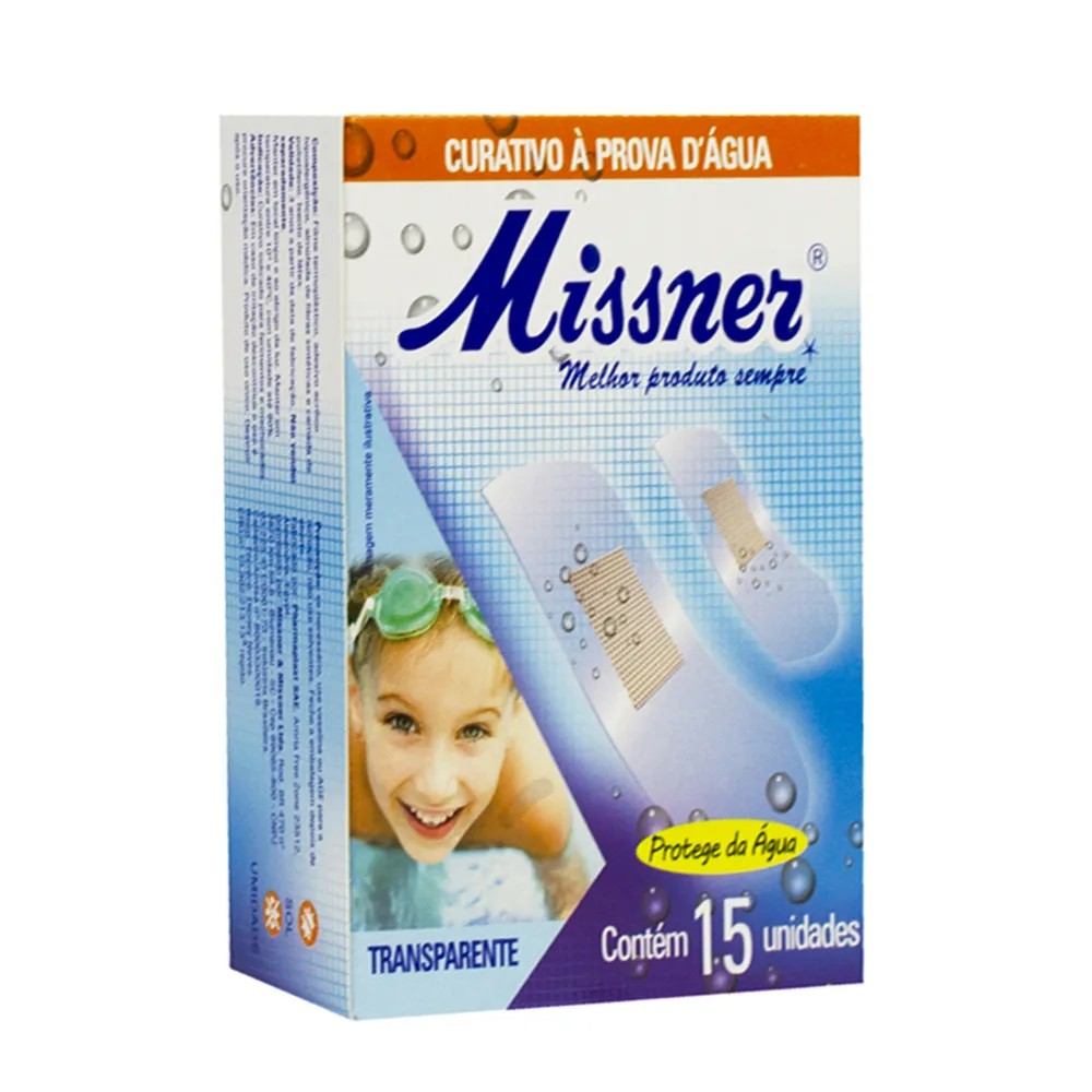 Curativo Missner Transparente à Prova Dágua C/15un