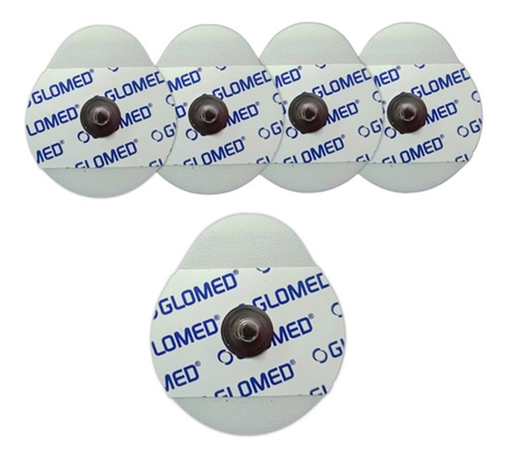 Eletrodo C/ Gel ECG 50un AD/INF Glomed