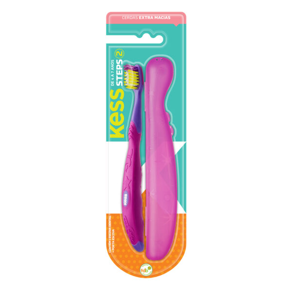 [7897517920418] Escova Dental Steps 2 Com Estojo 2041 Kess