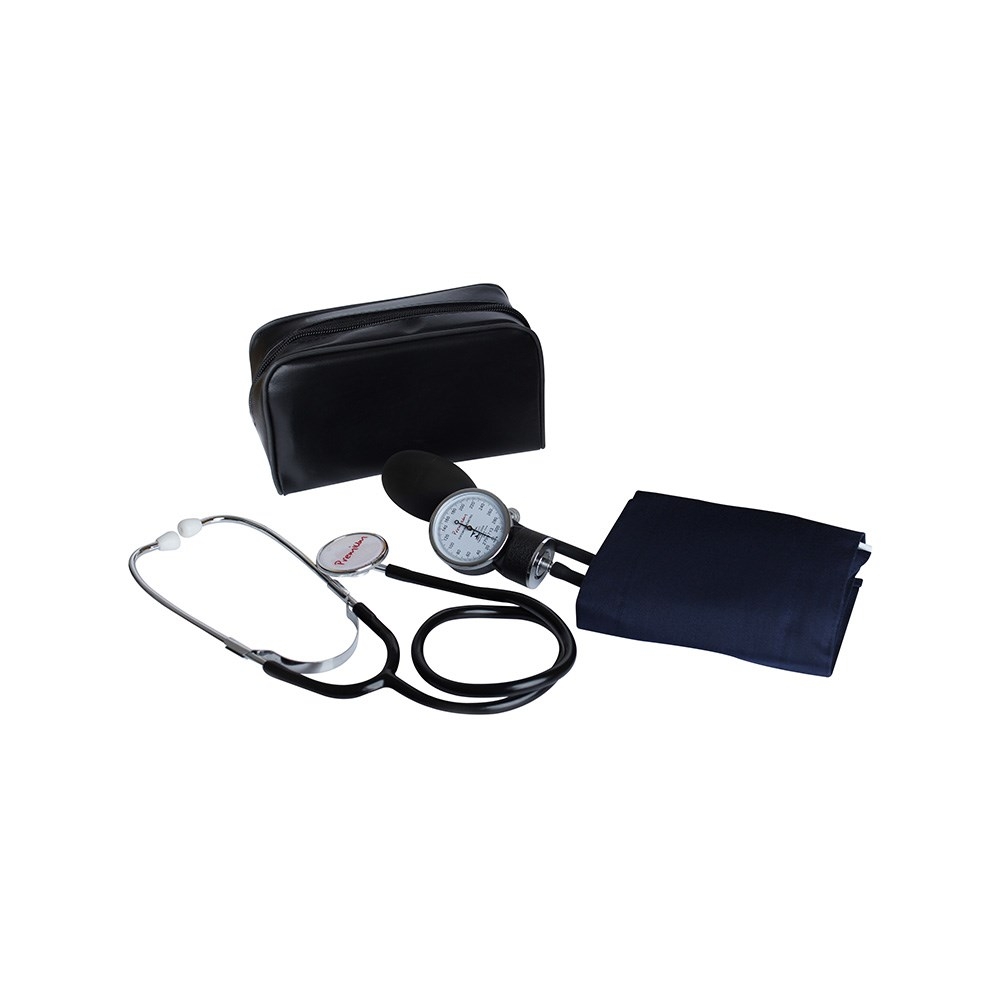 Esfigmomanometro Aneroide (Vel-cro) c/ Esteto Premium