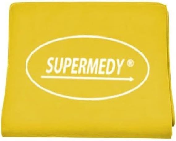 Faixa Elástica Super Band Leve Amarela Supermedy