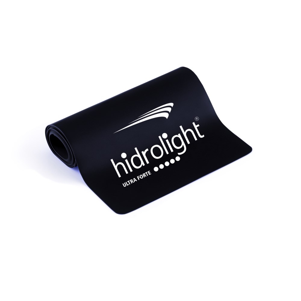 [7908192704306] Faixa Elástica TPE Ultra Forte Preta Hidrolight FL42E