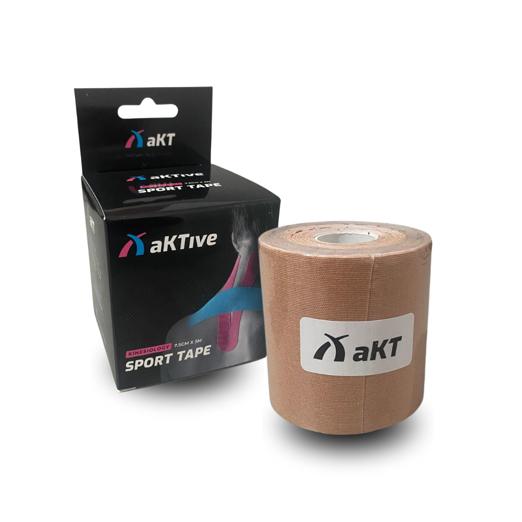 Fita Kinesio Aktive Sport Tape 7,5 CM X 5 MTS Beige