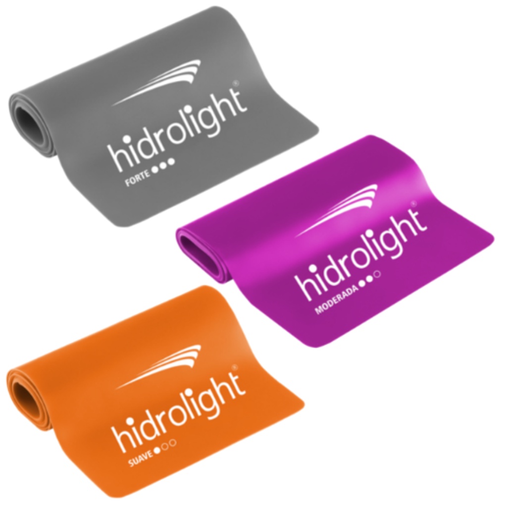 [7898336438450] Kit Faixa Elastica TPE 3 Pecas FL40 Hidrolight