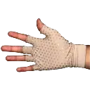 Luva Curta com Antiderrapante e Protecao UV Chocolate GG New Form 81004