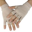 Luva Curta com Protecao UV Chocolate M New Form 81001