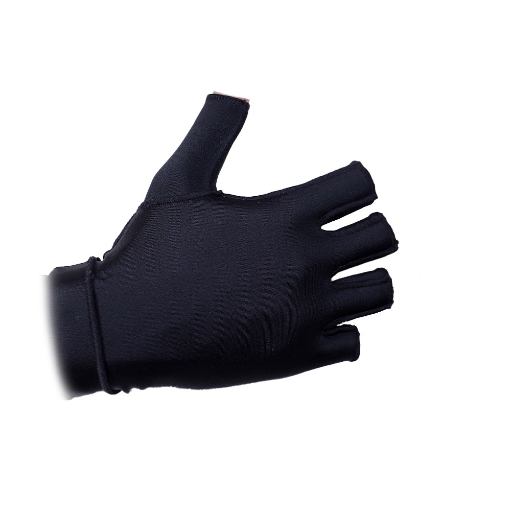 Luva Curta com Protecao UV Preto M New Form 81001