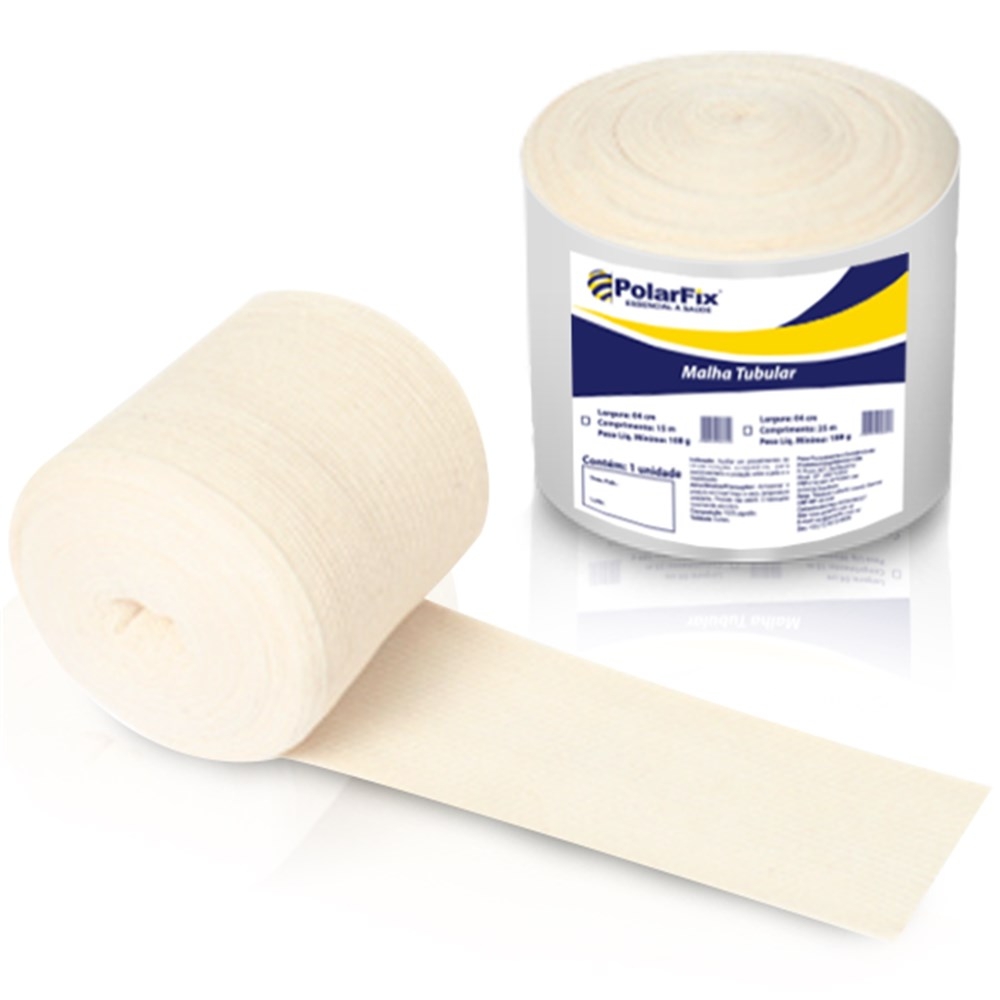Malha Tubular Algodao 10cm X 15m Polar Fix