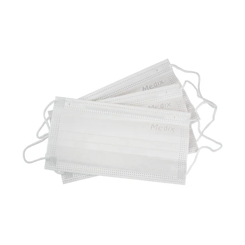 Mascara de Proteçao Tripla Branca c/Elastico pct c/ 50un Medix