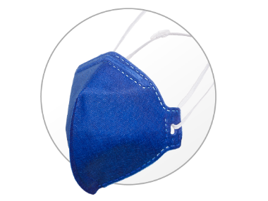 Mascara Respiratoria Descartavel PFF2 Azul AirProt AllProt