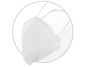 Mascara Respiratoria Descartavel PFF2 Branca AirProt AllProt