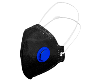 Mascara Respiratoria Descartavel PFF2CO Com Valvula Preta AirProt AllProt