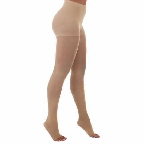 Meia de Compressao Venosan 6000 20-30 AT Meia Calça G Pe Aberto Bege