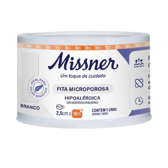Micropore Branco 2.5CM X 10M Missner