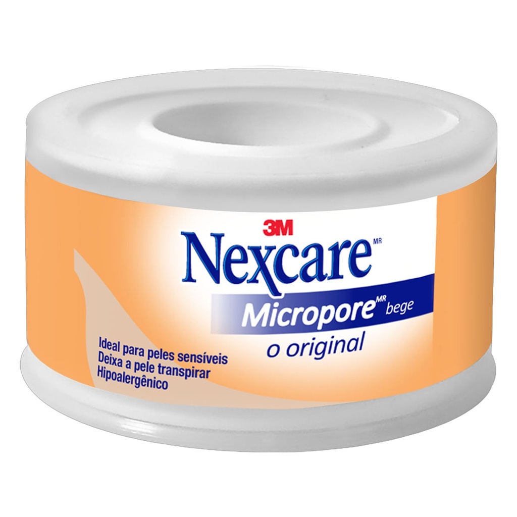 Micropore Bege 3M 2.5CM X 4,5M