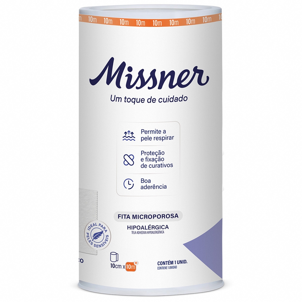 Micropore Branco 10,0CM X 10M -Missner