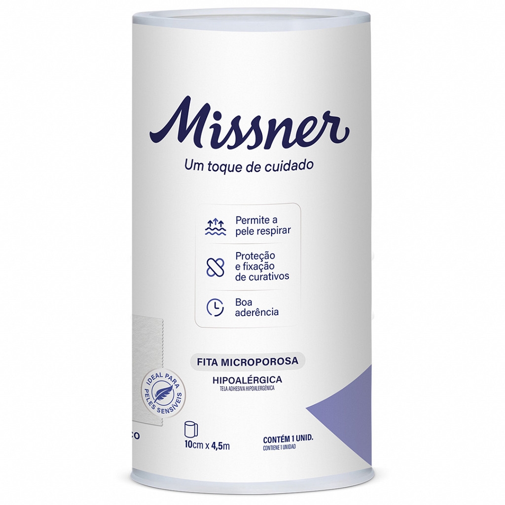 Micropore Branco 10,0CM X 4,5M - Missner