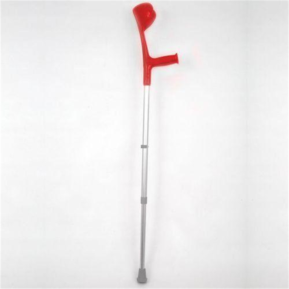 Muleta Canadense Braçadeira Fixa Vermelha Alo Tam G MCVM 1un