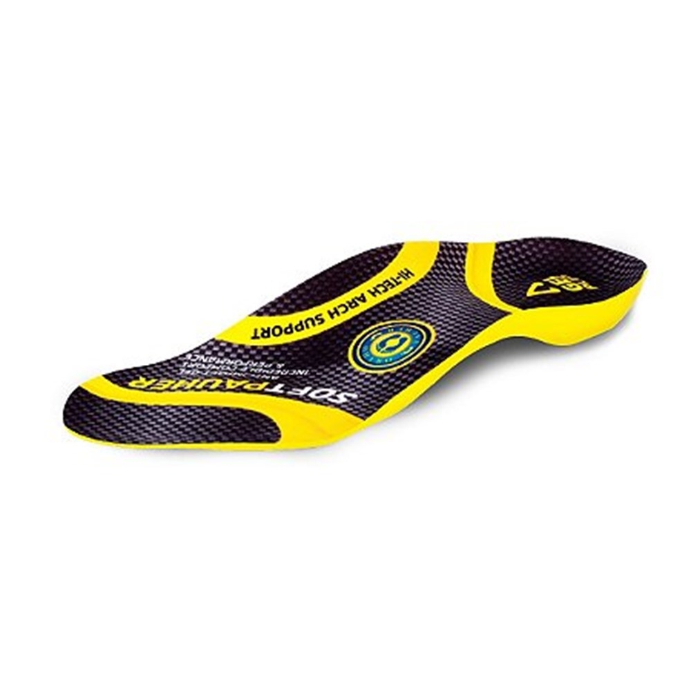 Palmilha 3/4 Suporte Softpauher - Fem 33/38 - Amarela Ortho Pahuer AC017