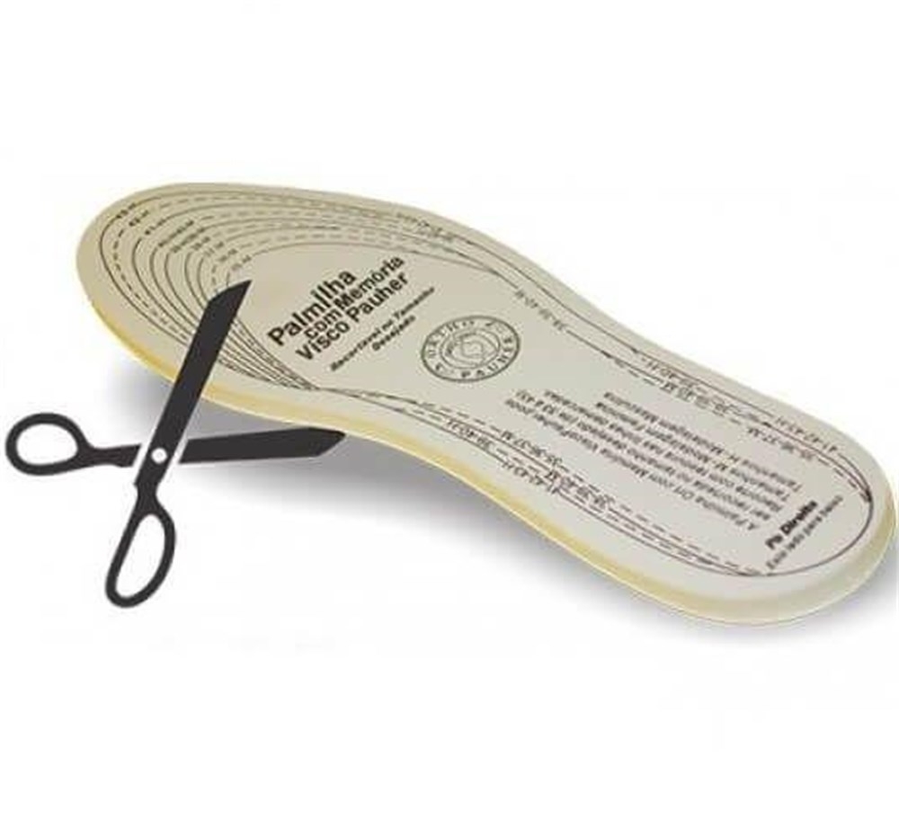 [7898415017286] Palmilha Com Memória Visco Pauher Ortho Pahuer AC025