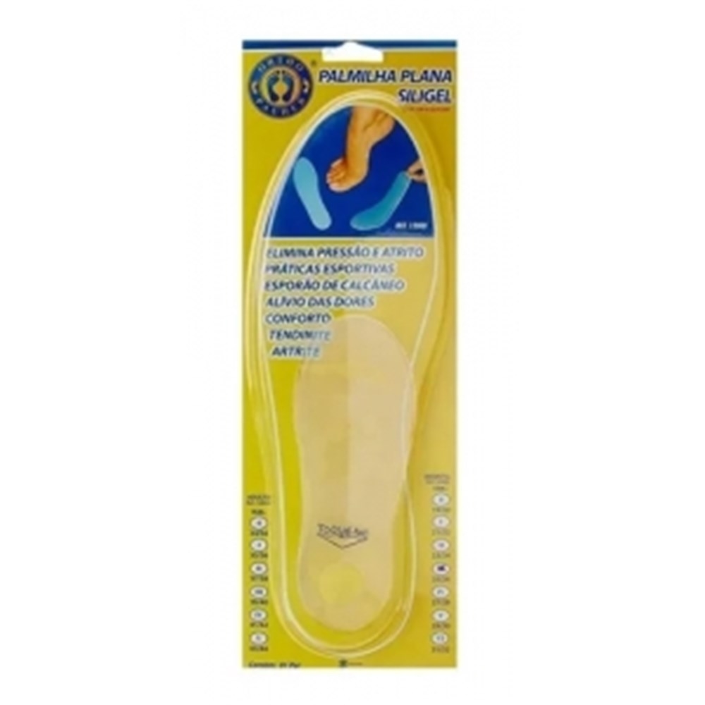 [7898415011697] Palmilha Plana Siligel Infantil 31/32 Ortho Pahuer 12000I