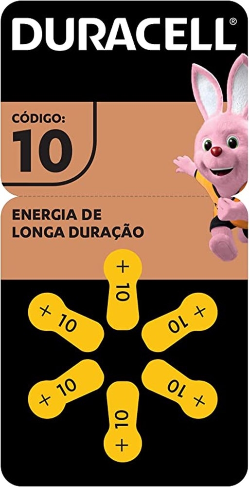 Pilha Auditiva 10 C/ 6 Duracell