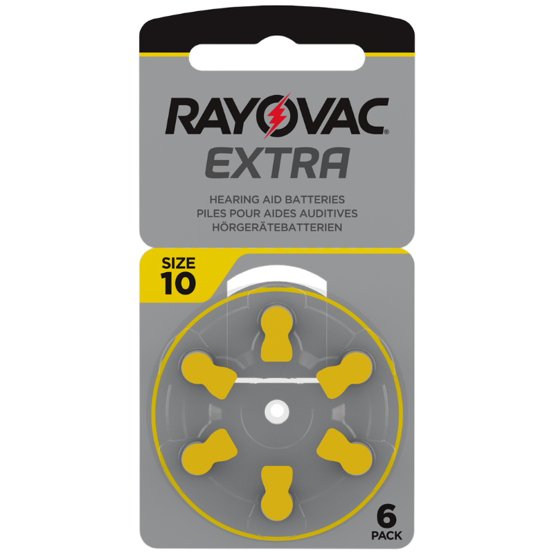 [5038061000948] Pilha Auditiva 10 C/ 6 Rayovac Extra