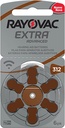 Pilha Auditiva 312 Rayovac Extra C/ 6 312AUX-6XEBRA