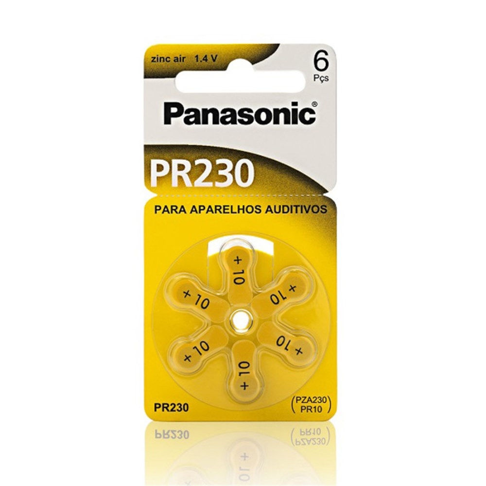 Pilha/Bateria Auditiva PR-230 C/ 6 Panasonic
