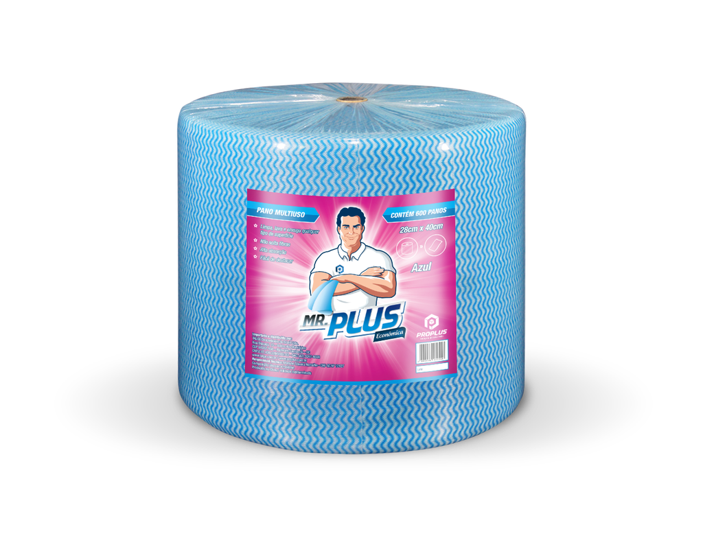 Rolo de Pano 28CMX240M Azul MRPLUS ECO Talge 