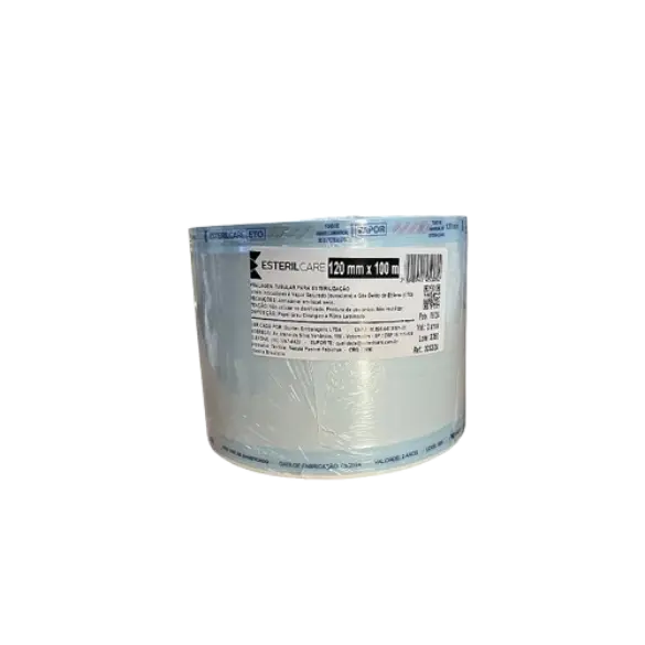 Rolo Papel Grau Cirurgico 12CMX100M - Esterilcare