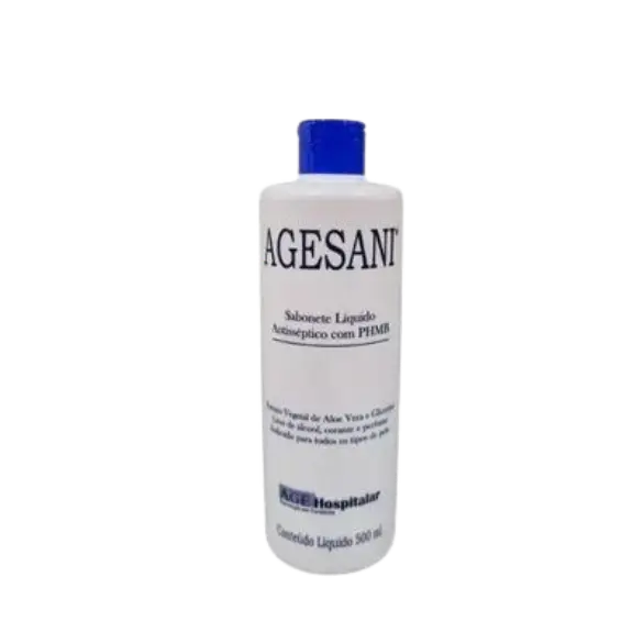 Sabonete Liquido Antisseptico c/ PHMB 500mL Agesani