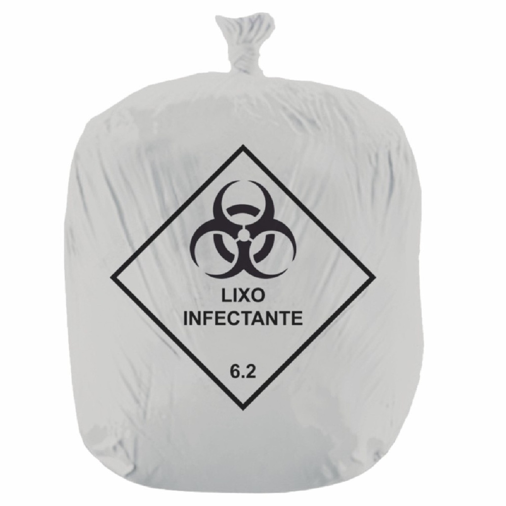 [7898010271953] Saco P/ Descarte de Residuos Infectantes 30L 59x62cm (6Kg) c/100un Rava