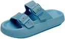 Sandalia Ortopedica Fly Feet Nuvem City - Azul - 39/40 Ortho Pahuer AC356