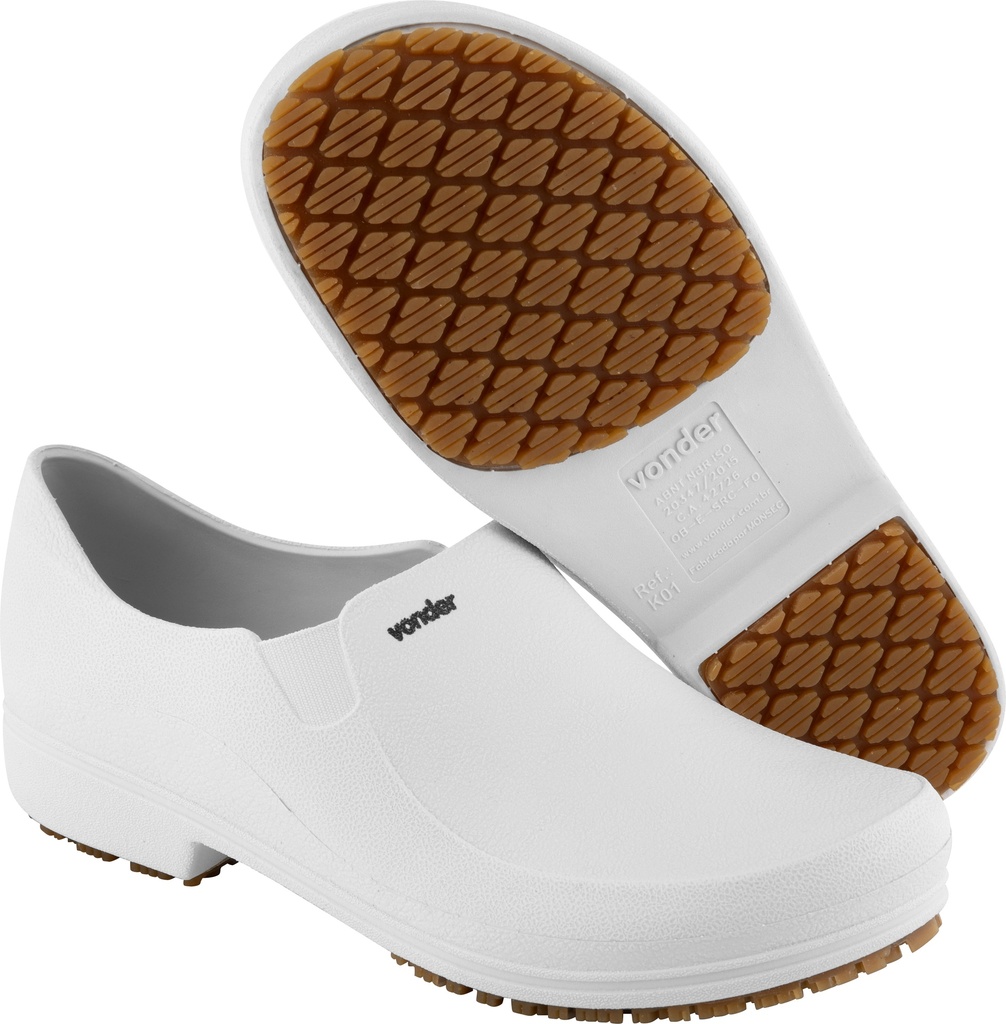 [7893946684426] Sapato Ocupacional Classic, Com Salto, Branco, TAM 35, VONDER 7007000035