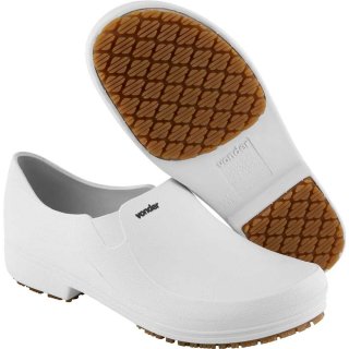 Sapato Ocupacional Classic, com Salto, Branco, TAM 36, Vonder