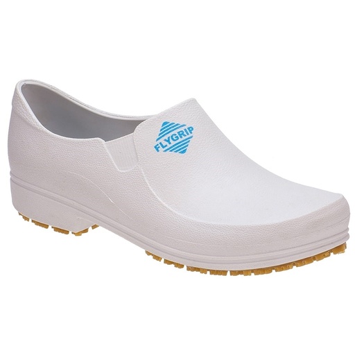 Sapato Ocupacional Flygrip Classic c/ Salto Branco - TAM. 38 Monseg