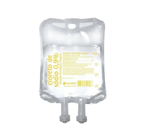 Soluçao Fisiologica 0,9% EV - Sistema Fechado 250mL -Eurofarma